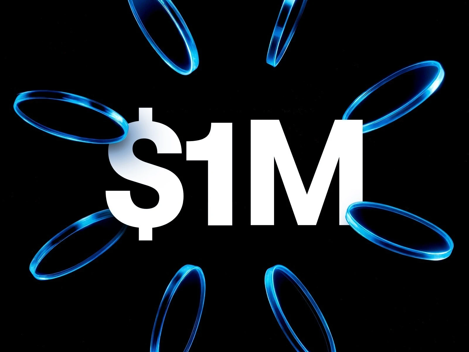 One Million dollars graphic